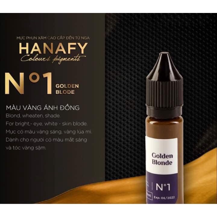 Mực Phun Xăm Hanafy Chính Hãng Chuyên Đi Sợi Hairstroke Siêu Nét