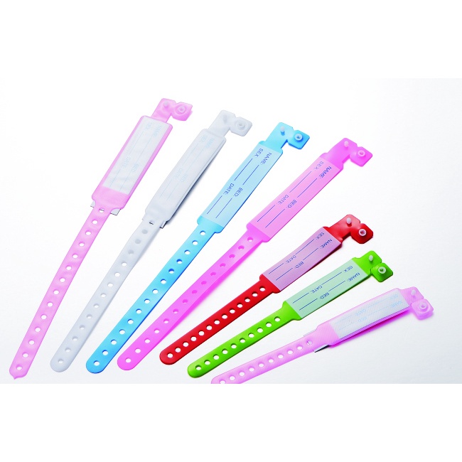 Vòng đeo tay bệnh nhân có nút khóa