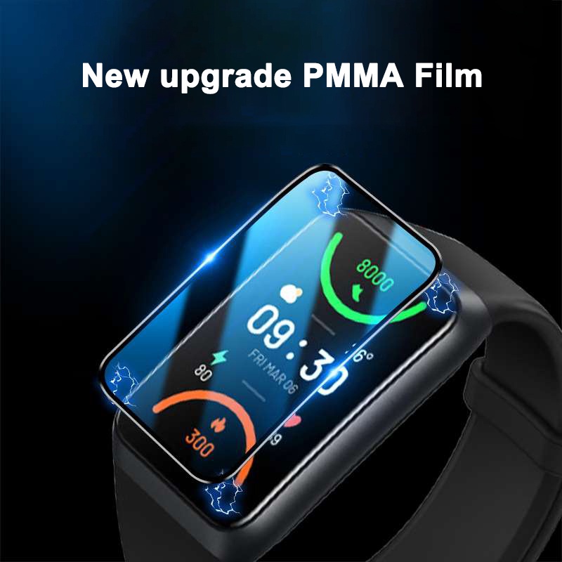 1 Miếng Dán Bảo Vệ Màn Hình Chống Cháy Nổ Cho Đồng Hồ Thông Minh redmi smart band 2 xiaomi 8 Kính