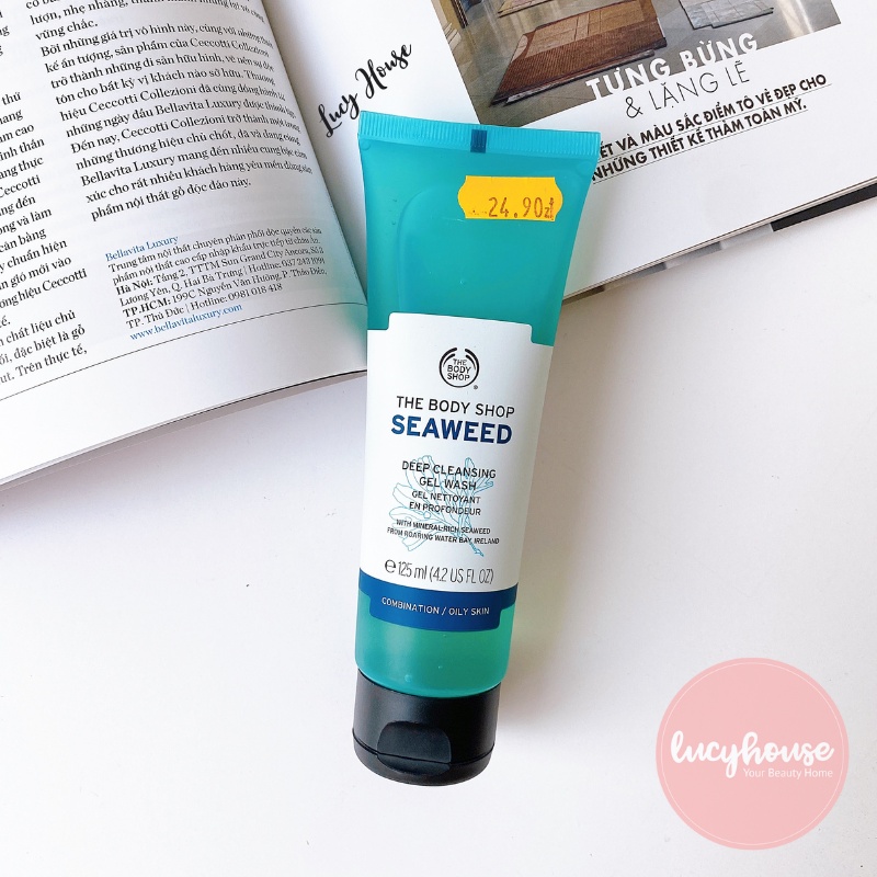 Sữa rửa mặt Seaweed cho da dầu The Body Shop