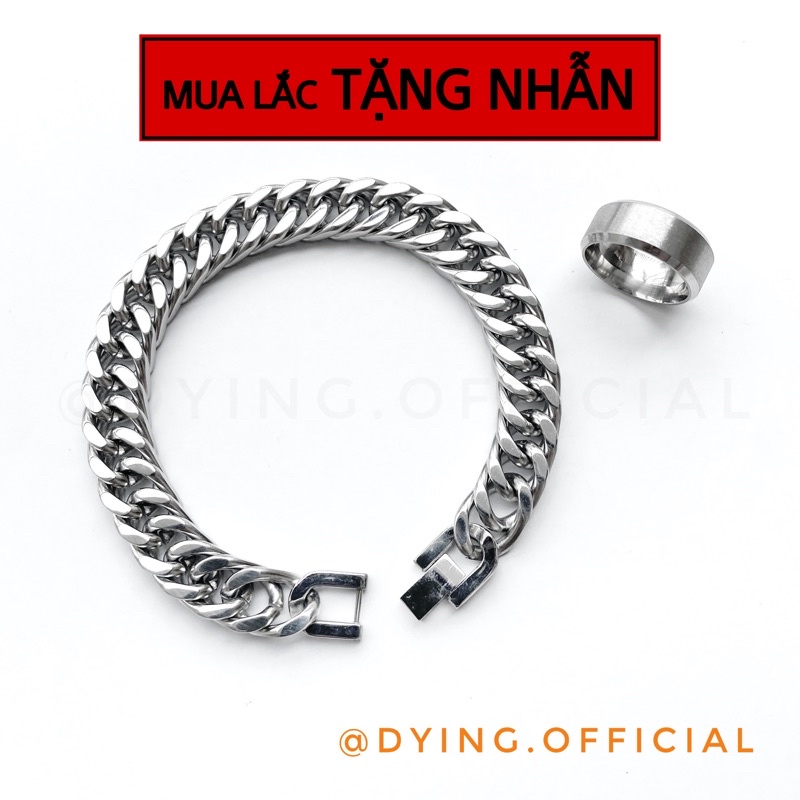 (TẶNG NHẪN) Vòng Tay Xích Màu Bóng V2 TẶNG Nhẫn Titan - Thép Titan KHÔNG RỈ