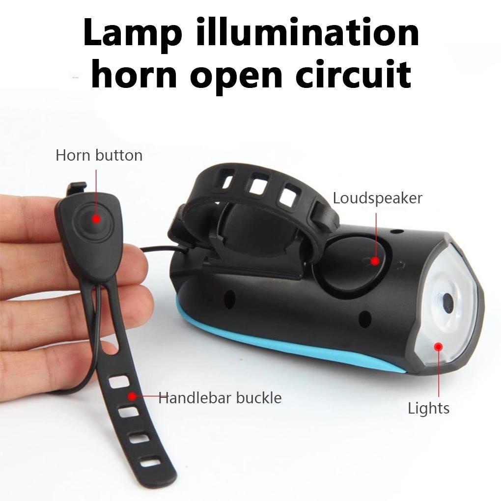 Đèn Pha LED USB An Toàn Chắc Chắn Cho Xe Đạp