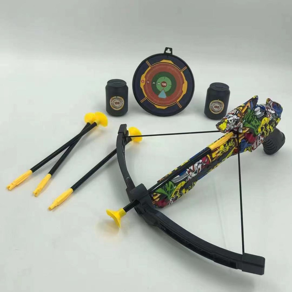 Cung tên thể thao đồ chơi trẻ em - Nỏ Đồ Chơi Thể Thao Cho Bé Bằng Nhựa, An toàn