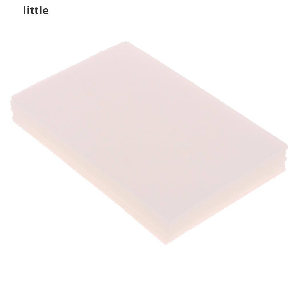 Set 50 Tấm Phim Trong Suốt Bảo Vệ Thẻ Hàn Quốc Không Axit