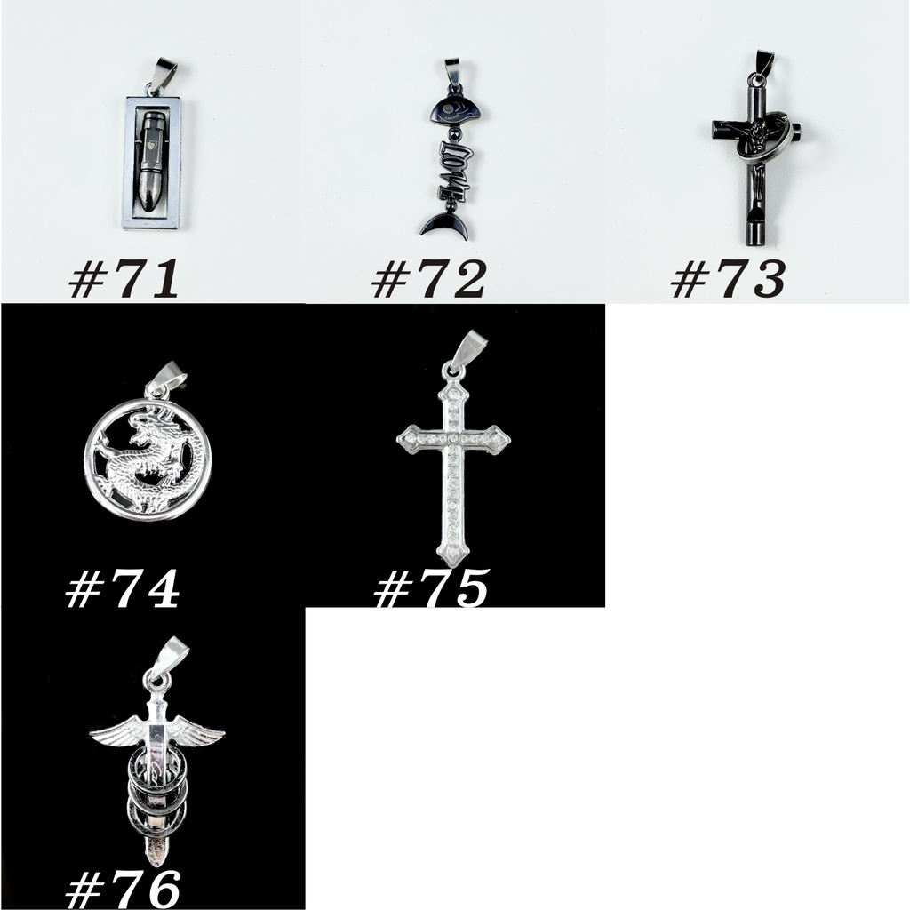 MẶT DÂY CHUYỀN TITAN NAM NỮ M46 - M76