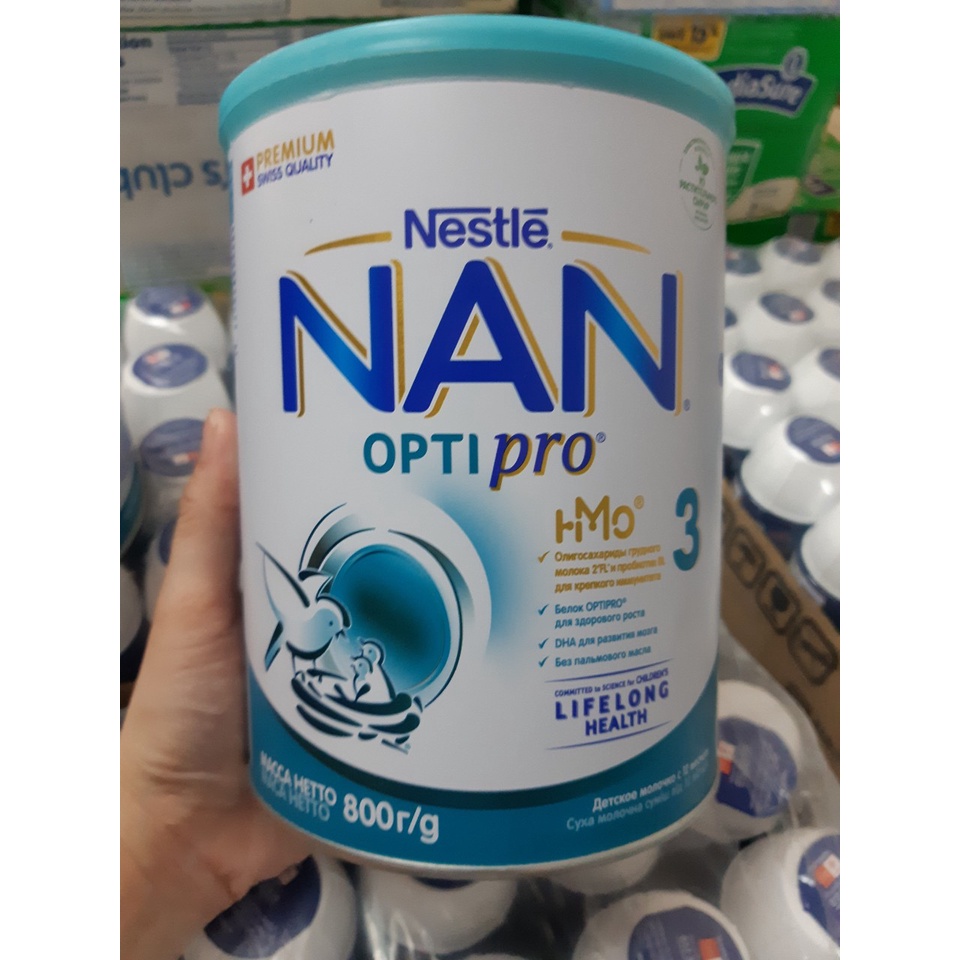 SỮA NAN NGA ĐỦ SỐ 1,2,3,4 800G