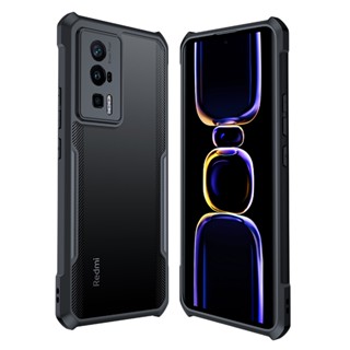 XUNDD Xiaomi POCO F5 PRO/Redmi K60/K60 PRO Ốp Điện Thoại Trong Suốt Có Túi Khí Chống Sốc Dấu Vân Tay Cho