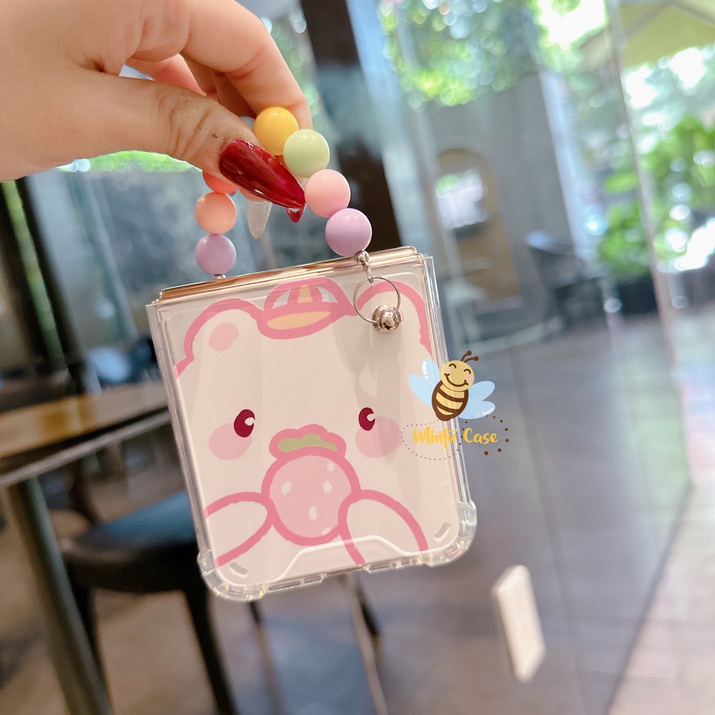 Ốp kèm móc khóa Samsung Galaxy Z Flip 3 / Z Flip 4 -ZF309