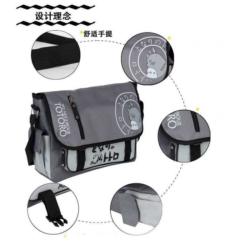 Ba Lô Đi Học Họa Tiết Anime My Neighbor Totoro Cá Tính