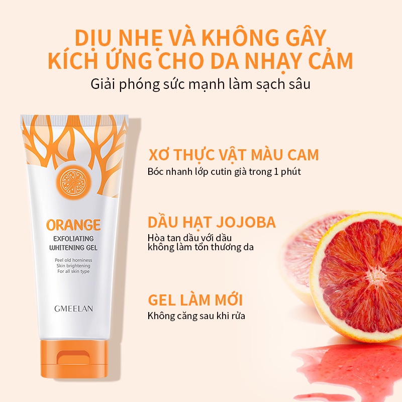 Gel tẩy tế bào chết da mặt 50g GMEELAN dịu nhẹ dưỡng trắng da làm sạch sâu lỗ chân lông | BigBuy360 - bigbuy360.vn