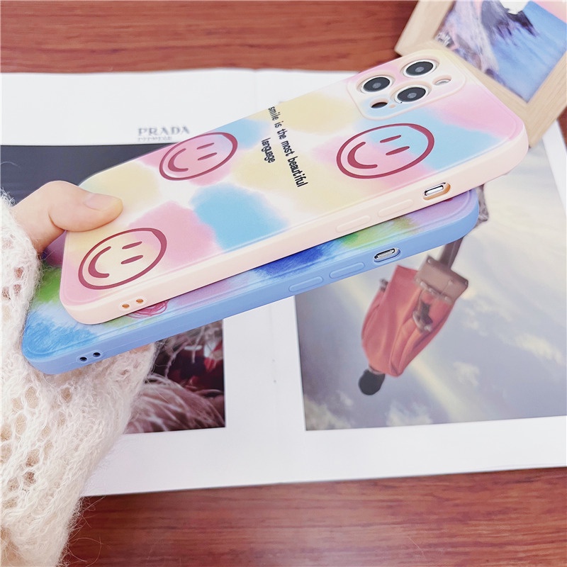 Mới Ốp Điện Thoại Mềm Hình Mặt Cười Cho iphone 13 12 11 Pro Max 13 12 Mini X XS Max XR 6 7 8 Plus SE 2020 6Plus 7Plus