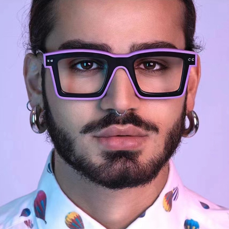 (KIQI-FASHION) COD Kính TR90 Chống Tia Bức Xạ Thời Trang Cho Nam Nữ