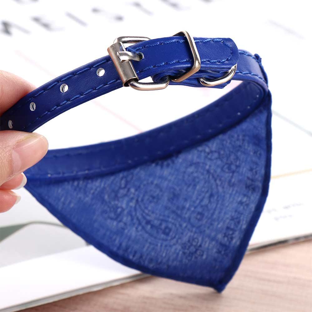 [COD] Khăn Choàng Cổ Bằng PU Hình Tam Giác Có Thể Giặt Sạch Dành Cho Thú Cưng