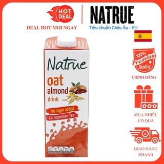 Sữa yến mạch và hạnh nhân không đường natrue 1l
