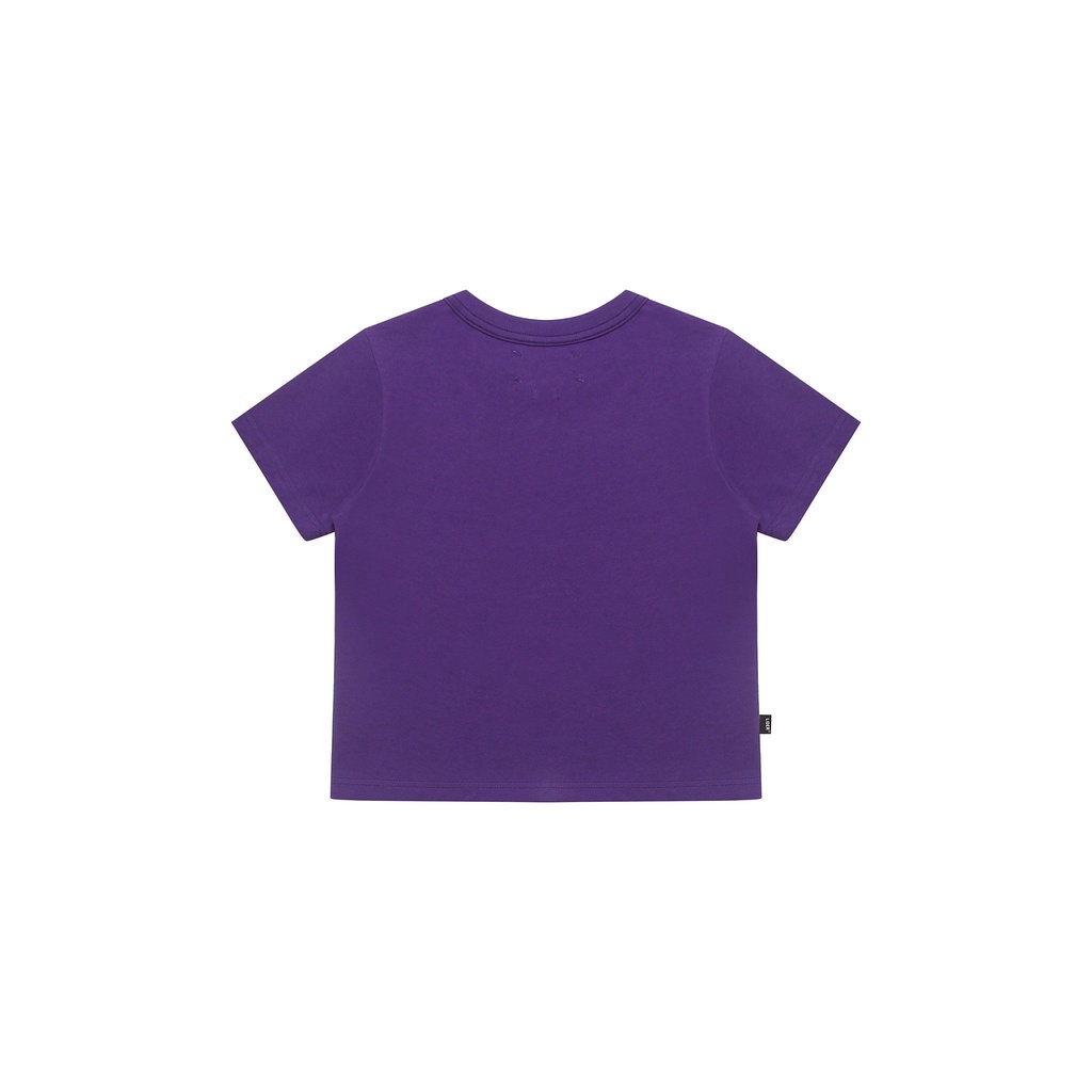 ÁO THUN UNISEX LIDER ORCHID MEOW TEE - Tím đậm