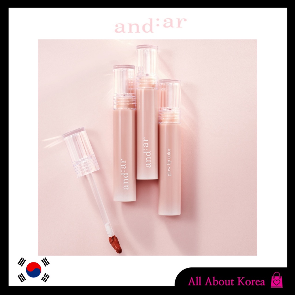 Glow Lip Color, Son Bóng ANDEAR Màu Sắc Tươi Sáng