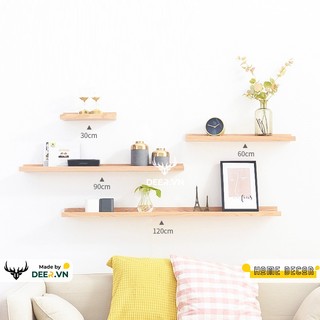 DEER - Thanh Kệ Gỗ Treo Tường, Nhiều Kích Thước Chọn Lựa