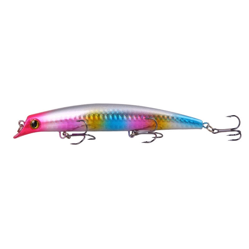 50 Mồi Câu Cá Giả Cứng 12.5Cm / 14g