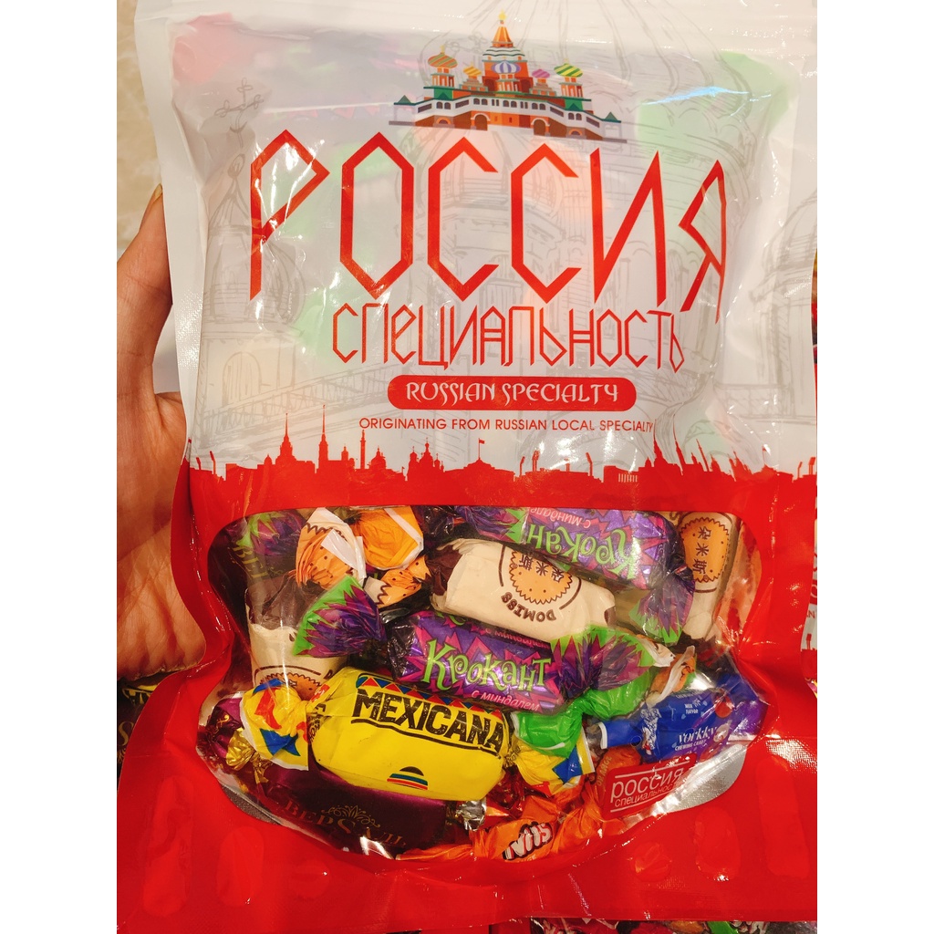 KẸO NGA MIX VỊ GÓI 500GRAM DATE MỚI
