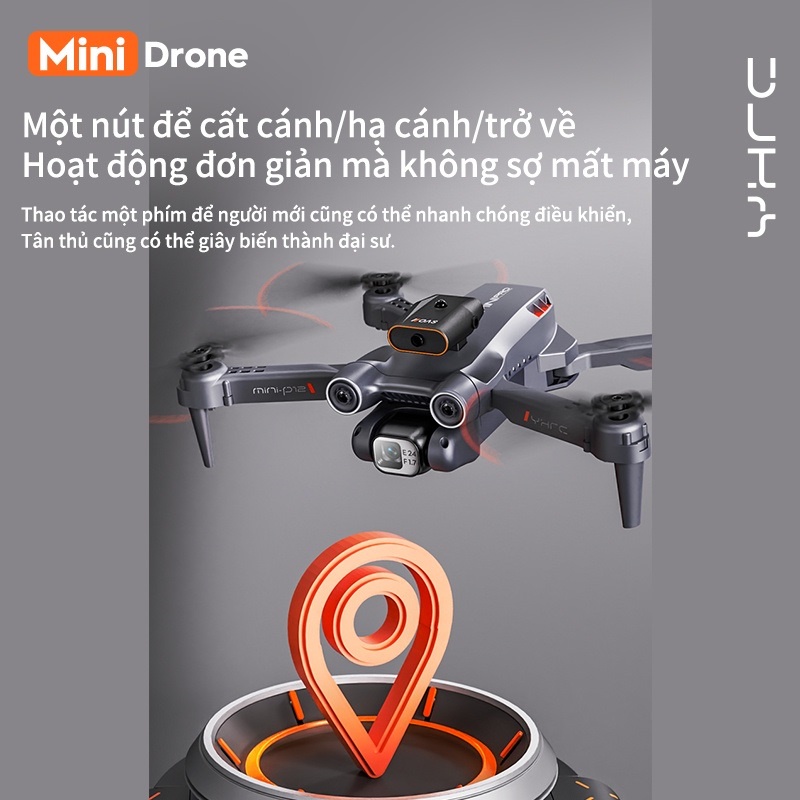 Flycam P12 Pro ✅Update 2023✅, Drone mini, Fly cam có camera 4k - động cơ không chổi than - hàng chính hãng | BigBuy360 - bigbuy360.vn