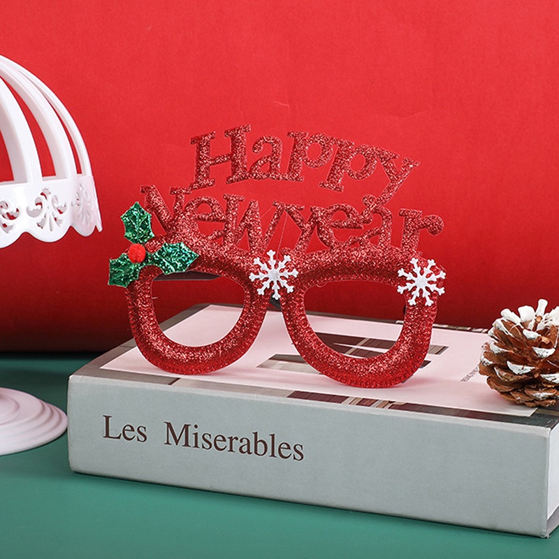 Kẹp Tóc Hình Mắt Kính Mừng Năm Mới 2022 Vui Nhộn Cho Bé