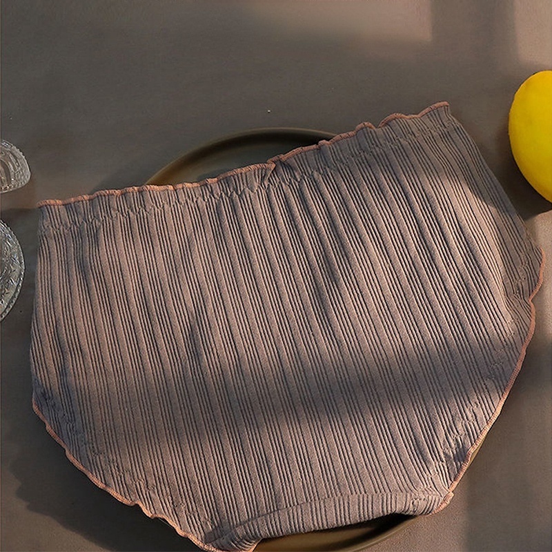 Quần Lót Cotton Không Đường May Thoáng Khí Đính Nơ Phong Cách Hipster Cho Nữ