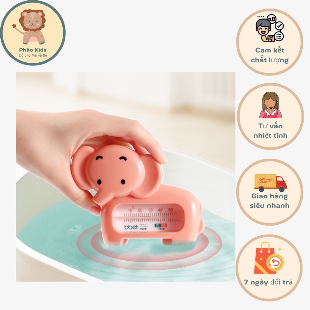 Nhiệt Kế Đo Nhiệt Độ Nước Tắm BBET Hình Chú Voi Ngộ Nghĩnh Cho Bé