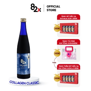 82X Collagen Classic chứa 120.000mg Collagen peptide - Nước uống đẹp da , thon dáng đến từ Nhật Bản ( 500ml/chai).