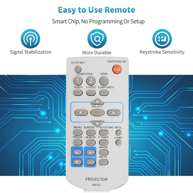 Điều Khiển Từ Xa Cho Máy Chiếu Panasonic PT-VW330U PT-VX400U PT-VW330E