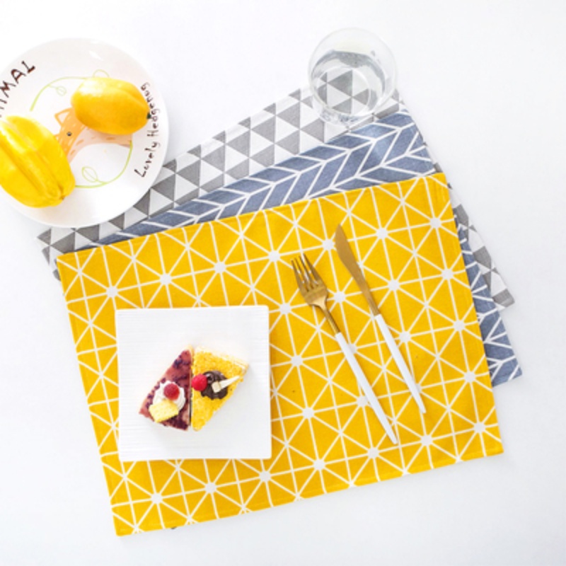 Khăn Ăn Cotton Màu Trắng Đen Phong Cách Phương Tây Nhật Bản Dùng Làm Đạo Cụ Chụp Ảnh