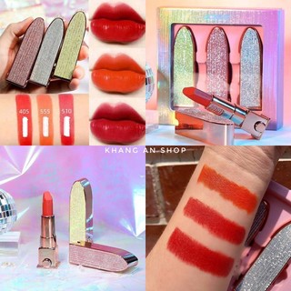 Set 3 son lì WODWOD Cool Beautiful Lipstick W750 - hàng nội địa Trung