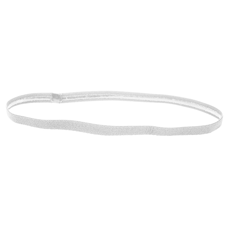 9 chiếc Băng đô thể thao đàn hồi dày không trơn trượt Băng đô cài tóc , tập thể dục cho tóc và băng đô cho phụ nữ và nam giới Đen , xám