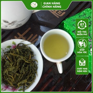 Trà Xanh Thái Nguyên - Trà móc Câu Thượng Hạng Tân Cương Thái Nguyên - Hoàng Đào Trà Gói 500g