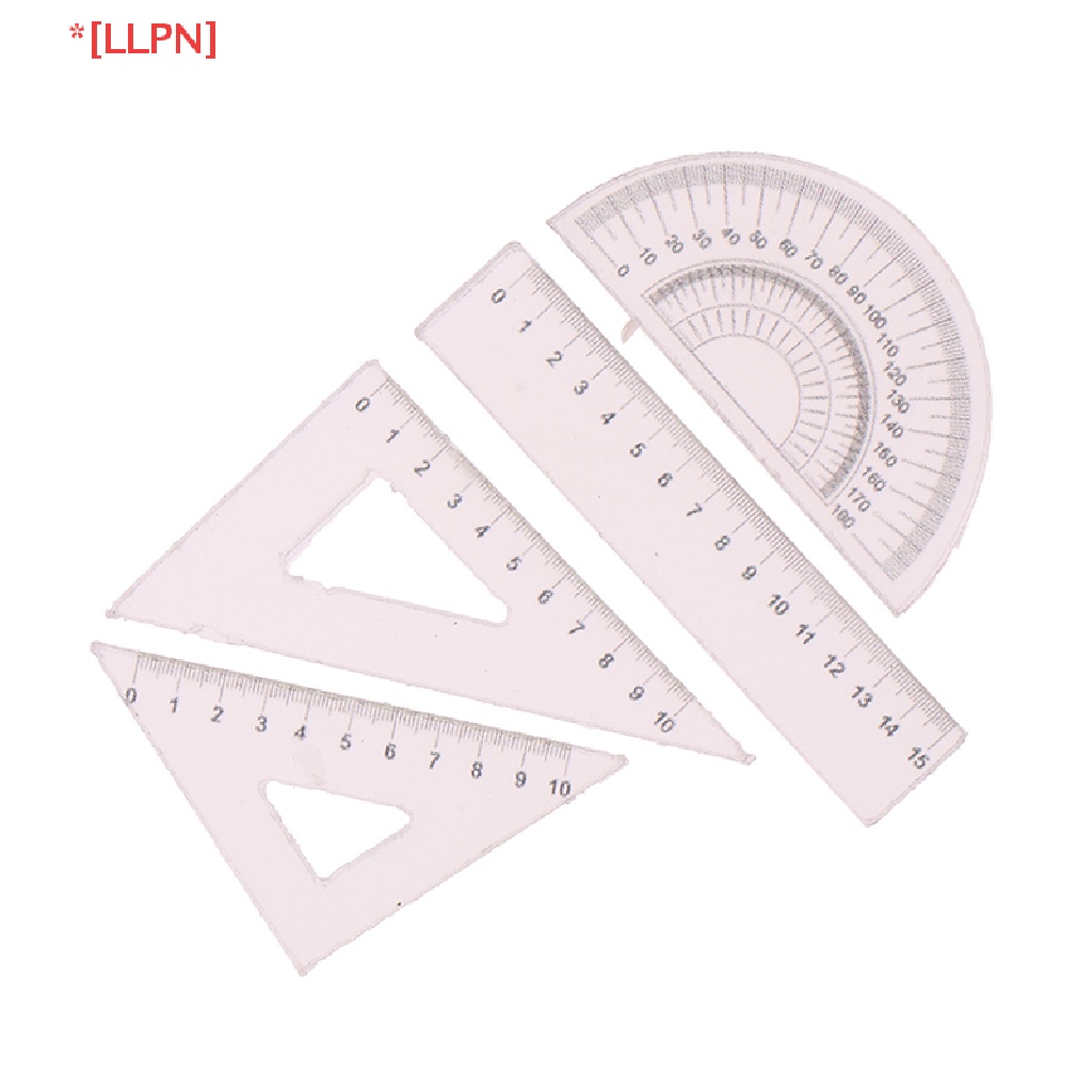 Set 4 Thước Kẻ Mini Tỉ Lệ 1: 12 Dùng Trang Trí Nhà Búp Bê