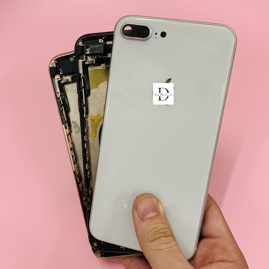 Cụm zin bóc máy 8plus vỏ zin đẹp 95%