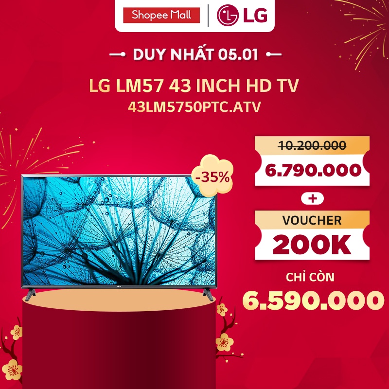 Smart TV LG 43 inch 43LM5750PTC