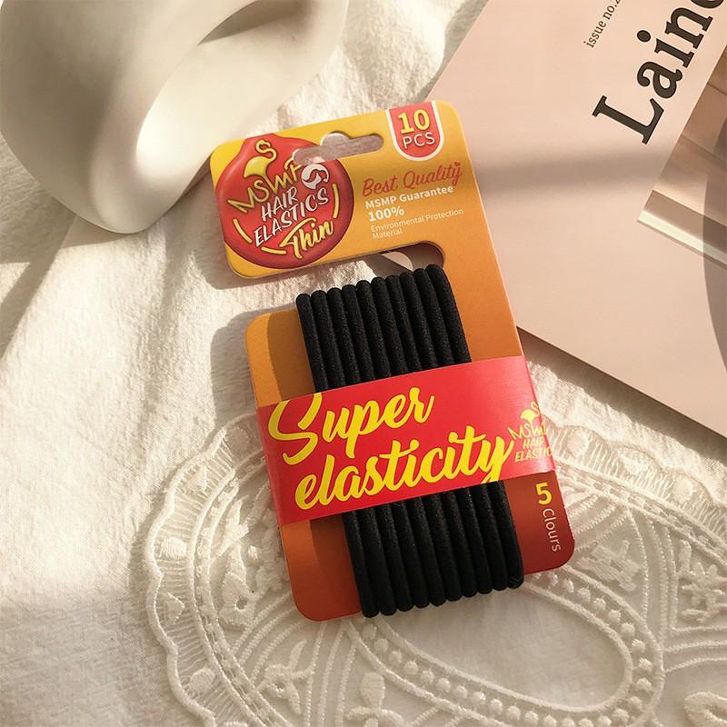 PVN57600 Set 10 cột tóc màu sắc dễ thương cho nữ