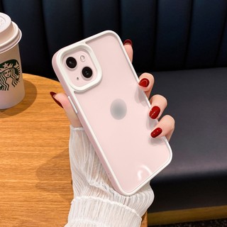 Ốp điện thoại cứng trong suốt chống sốc chống rơi dành cho iPhone 15 14 13 pro max mini 12 11 pro max viền vuông