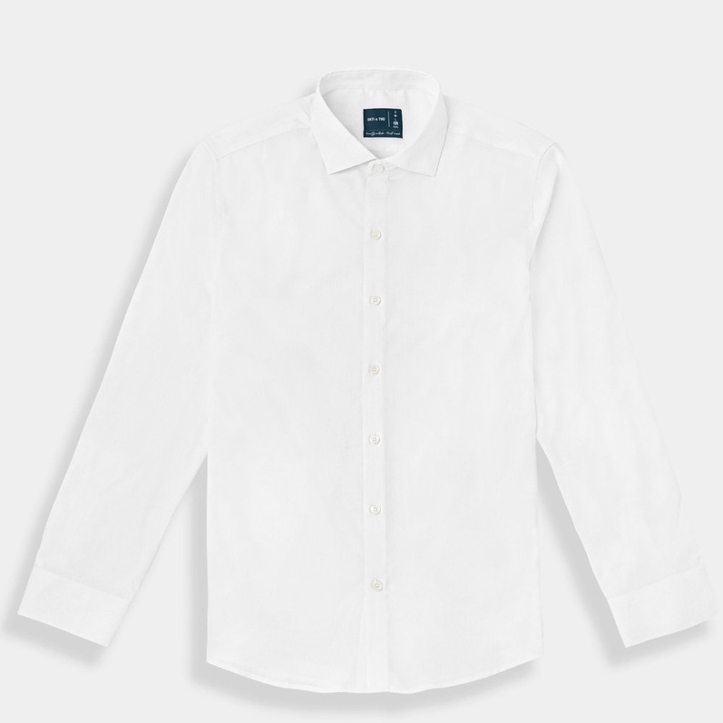 Áo sơ mi nam BEN & TOD B1622BB2422 tay dài công sở tôn dáng, vải linen hạn chế nhăn, thấm hút mồ hôi, OUTLET 219