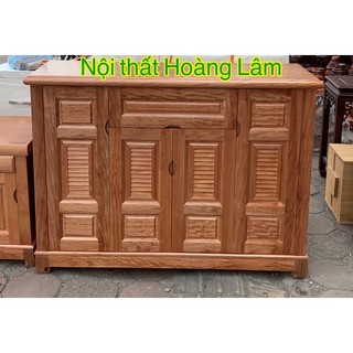 Tủ giầy gỗ xoan đào 4 cánh chớp