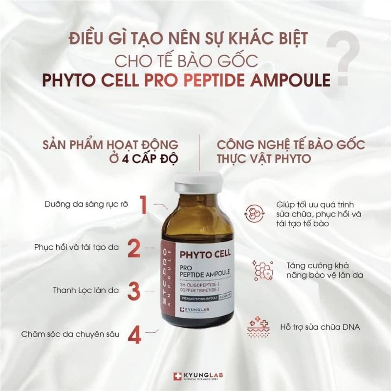 Serum tế bào gốc Phyto Cell Kyung Lab 20ml, serum phục hồi sau tái tạo peel da, sáng da, cân bằng dầu thừa | BigBuy360 - bigbuy360.vn