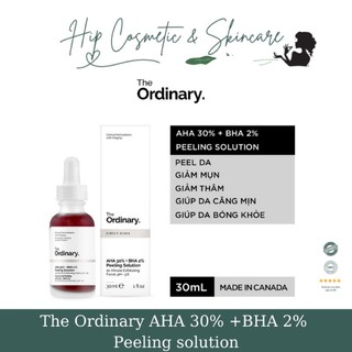 THE ORDINARY - TẨY TẾ BÀO CHẾT TO PEELING SOLUTION  AHA 30% BHA 2%