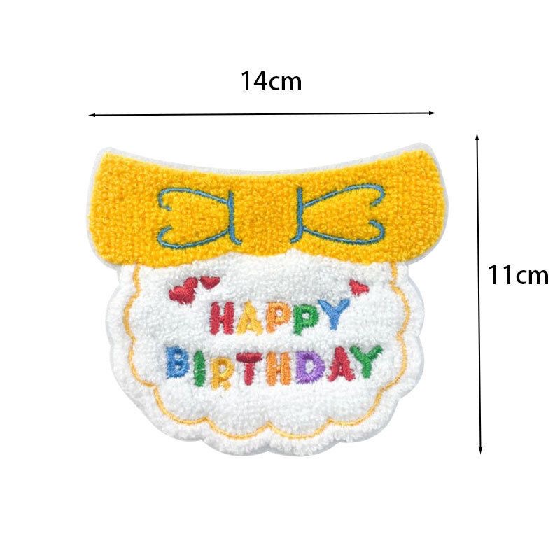 Elsabell. Set mũ + yếm cổ sinh nhật cho chó mèo Yếm Happy birthday mừng sinh nhật cho chó mèo nhỏ