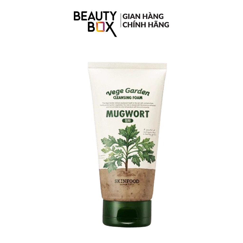 Sữa Rửa Mặt Chiết Xuất Ngải Cứu Skinfood Vege Garden Cleansing Foam Mugwort 150ml