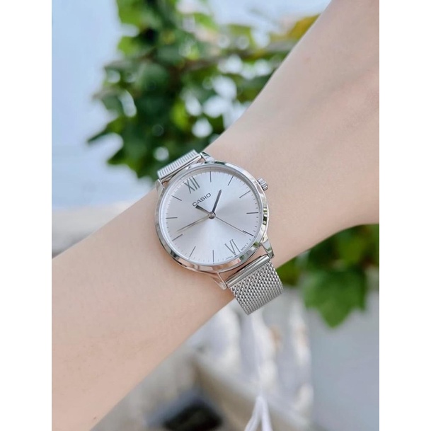 Đồng hồ nữ dây thép Casio LTP-E157M-7A