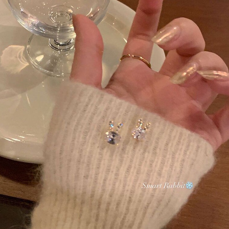 Bông Tai Đính Đá Zircon Thời Trang Cho Nữ