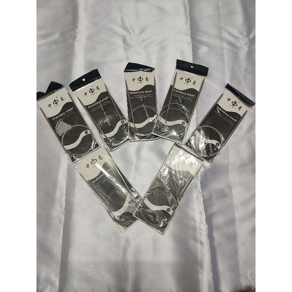 Set 1 kim đan len vòng dây bằng thép không gỉ kèm 1 kim khâu len