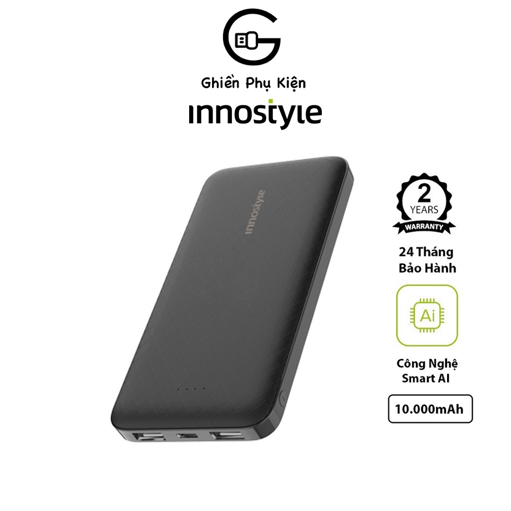 Sạc Dự Phòng INNOSTYLE USA SMART AI 10000MAH – Hàng Chính Hãng