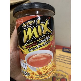 Bánh snack que cọng nhập khẩu thái lan mix 150g | vị ớt cay