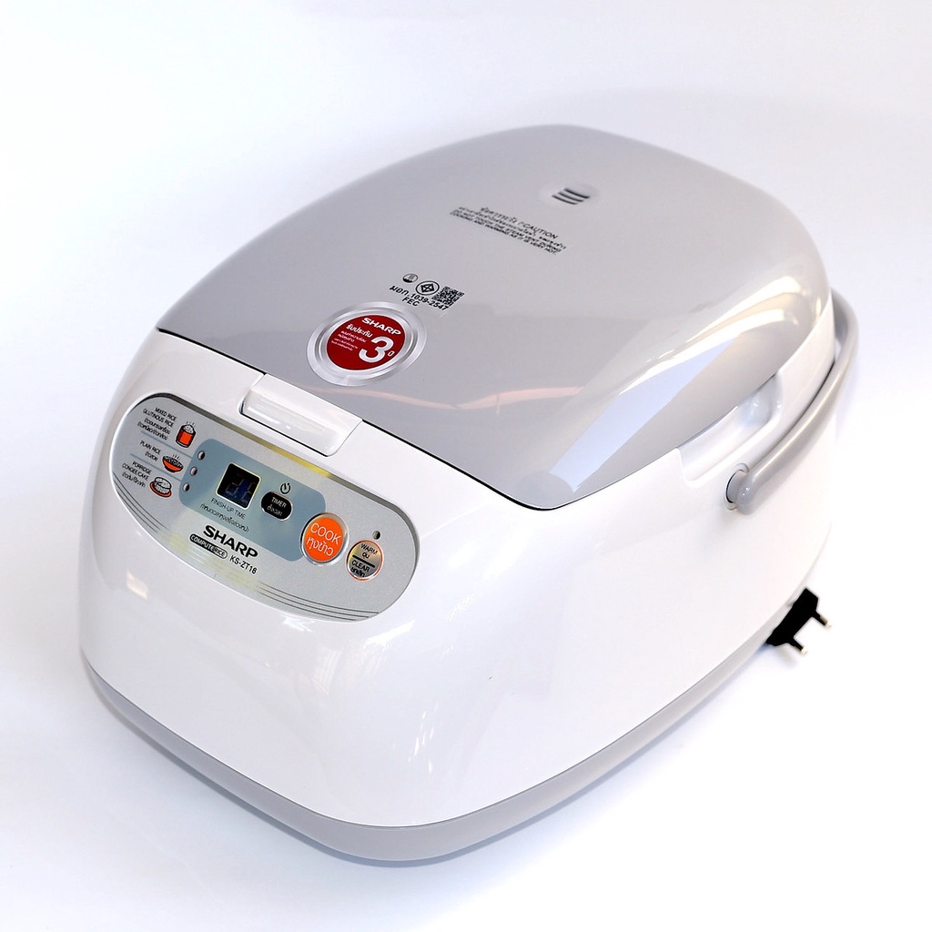 NỒI CƠM ĐIỆN TỬ SHARP KS-ZT18 (1.8 LÍT) THÁI LAN - HÀNG NHẬP KHẨU - BẢO HÀNH 12 THÁNG